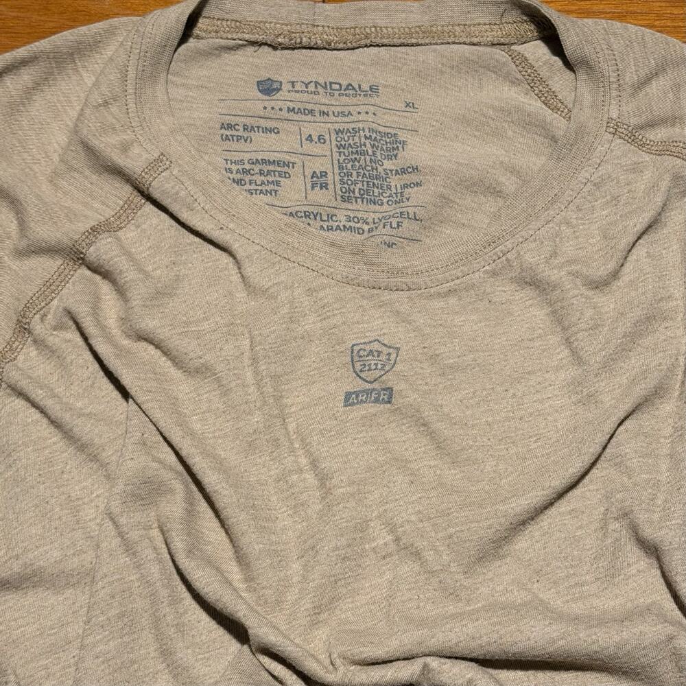 Tyndale FR Shirt XL CAT 2112 CAL Flame Resistant HRC ARC Rated Workwear Men